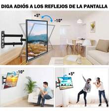 TV Mounts, Stands & Turntables - Black - View 6