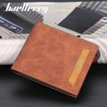 Baellerry Men's Wallet Korean Style Open Design Multi-Slot Card Holder Slim Soft PU Leather Fashion Coin Purse - Multicolor - View 4