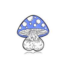1pc Fun Mushroom Man Series Alloy Badge Creative Exquisite Niche Mushroom Man Butt Shaped Brooch Backpack Pin Accessory Jewelry - Multicolor - View 12