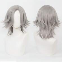 Yewell Grey And Pink Cosplay Wig Role-Playing Headgear Daily Series Japanese Cosplay Headgear Series Multi-Style Interpretation Of Cartoon Anime Suitable For Private Parties Daily Role-Playing Halloween - Grey - View 12