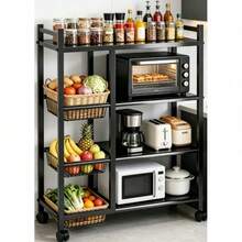 Storage Islands & Carts - Black - View 2