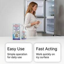 Jakehoe Refrigerator Defrosting & De-Icing Agent 120ml, Fast Melting & Defrosting Spray, Suitable For Freezer Refrigerator Household Cleaning - Liquid - View 4