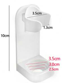 1/2/4pcs No-Drill Electric Toothbrush Holder, Wall-Mounted Toothbrush Rack, Bathroom Toothbrush Organizer, Toothbrush Storage Rack, Home Bathroom Decor, Autumn Back To School Decor, Suitable For 90% Of Electric Toothbrushes, Easy Installation, Bathroom Gadget, Bathroom Accessory, Home Supplies - Multicolor - View 6