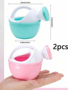 1/2/3pcs Mini Plastic Watering Can, Ergonomic Handle, Suitable For Indoor And Outdoor Plants, Gardening Plant Care, Bathtub Swimming Pool Beach - Multicolor - View 13