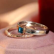 Exquisite Women's Ring Set, Suitable For Daily Casual And Commuting Scenes, Atmospheric Personalized Rings - Silver - View 10