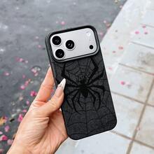 Dark Style Personalized Spider Web Large Hole Anti-Drop Phone Case Compatible With Apple Phone 11 12 13 14 15 16 17promax 16promax 13pro 15plus And Other Models Creative Protective Shell - Multicolor - View 1
