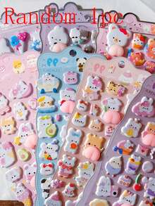 3D Butt 3D Kids Decals - Squishy Animals (Rabbit, Bear), Handmade Decor For Phone Case - Multicolor - View 11