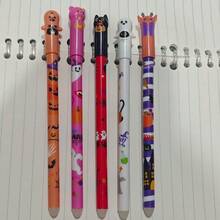 35pcs Halloween Erasable Gel Pens, 0.5mm Tip Blue/Black Ink, Quick Dry/Erasable Mistakes/Smooth Writing Stationery - Multicolor - View 6