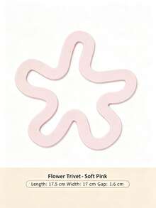 1pc Modern Style Silicone Hollow Flower-Shaped Heat-Resistant Mat, Stackable With Metal Storage Rack, Non-Slip Table Mat Pot Holder, Suitable For Home Kitchen, Dining Table, Family Dinner, Holiday Party, All Seasons - View 10