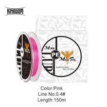 KINGDOM MX8 Micro Fishing Line 100m 150m 4 Strands Ultra Thin Braided PE Leader Line Untuk Memancing Ikan Mas Kuat Tahan Lama Permukaan Halus Diameter Akurat - MultiWarna - View 25