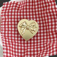 Exquisite Bow Shaped Heart-Shaped Personalized Fashionable Phone Holder, Suitable For All Phones, Cute Desktop Storage Rack - Silver - View 5