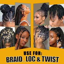 Strong Hold Braiding Gel Long-Lasting Hair Styling Product Suitable For Cornrows, Dreadlocks And Twists Tea Tree Oil Infused Hairline Gel Maintains Neat Braided Hairstyles Daily Styling Use 120ml - Hair Wax - View 6