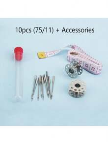 EDCUEBE7 100PCS Universal Stainless Steel Sewing Machine Needles With Threader, Sewing Machine Accessories Sewing Tools. Suitable For Singer, Brother, Janome, Varmax, (Random Storage Box Style) - Multiple Styles - View 11