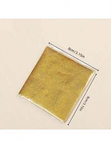 1 Pack Gold Aluminum Foil Paper, Suitable For Chocolate, Candy And Desserts - Uncoated Metal Edge, Elegant Gift Wrapping Paper, Suitable For Candy-Coated Snacks, Dessert Display | Metallic Luster Design | Material - Multicolor - View 3