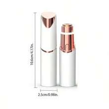 ICEWLESS Mini Electric Eyebrow Trimmer & Painless Facial Hair Remover, With LED Light, For Women's Lip, Nose, Facial Peach Fuzz, Seamless Touch Shaver, Washable Blade Head - View 13