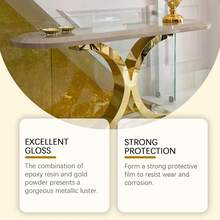 JAYSUING Water-Based Gold Paint, Horse Post Decorative Gold Paint, Outdoor Fence Shiny Gold Leaf Paint - Water-based Gold Paint - View 5