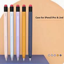 Classic Silicone Protective Case, Compatible With Apple Pencil Pro And Apple Pencil 2nd Generation - Multicolor - View 3