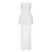 Women Two-Piece Outfits - White Set - View 7