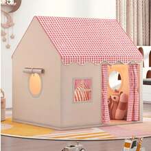 Large Princess Play Tent - Starry Sky Theme, Suitable For Boys And Girls - Ideal Birthday Or Holiday Gift, Children's Pop-Up Play Tent, Indoor/Outdoor Princess Castle Play House, Travel & Camping Play, Suitable For Children Aged 0-9, Baby Doll House, Children's Toy Gift - Khaki - View 14