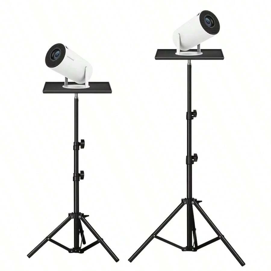 Projector Stand, Compatible With YG300/YG200/M24 And Most Projectors, Corrosion-Resistant And Shockproof Material, Adjustable Height - Tray Bracket - View 1