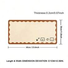 Cute Office Desk Pad, Oversized Leather Mouse Pad, Large Desktop Waterproof And Erasable Pad, Dirt Resistant And Washable Leather Mouse Pad - View 9