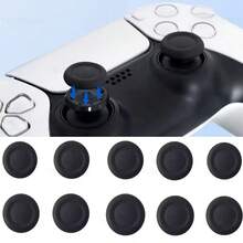6pcs Replacement Thumbstick Caps TPE Joystick Covers, Game Controller Analog Stick Grips, Protective Thumb Caps Accessories - View 1