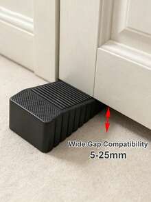 4/8pcs Heavy Duty Rubber Door Stoppers, Serrated Anti-Slip Design No Installation Required, Anti-Collision Stable, Suitable For Home, Office And Commercial Use, Protect Floors, Fix Doors, Home Safety Accessories - Multiple Styles - View 7
