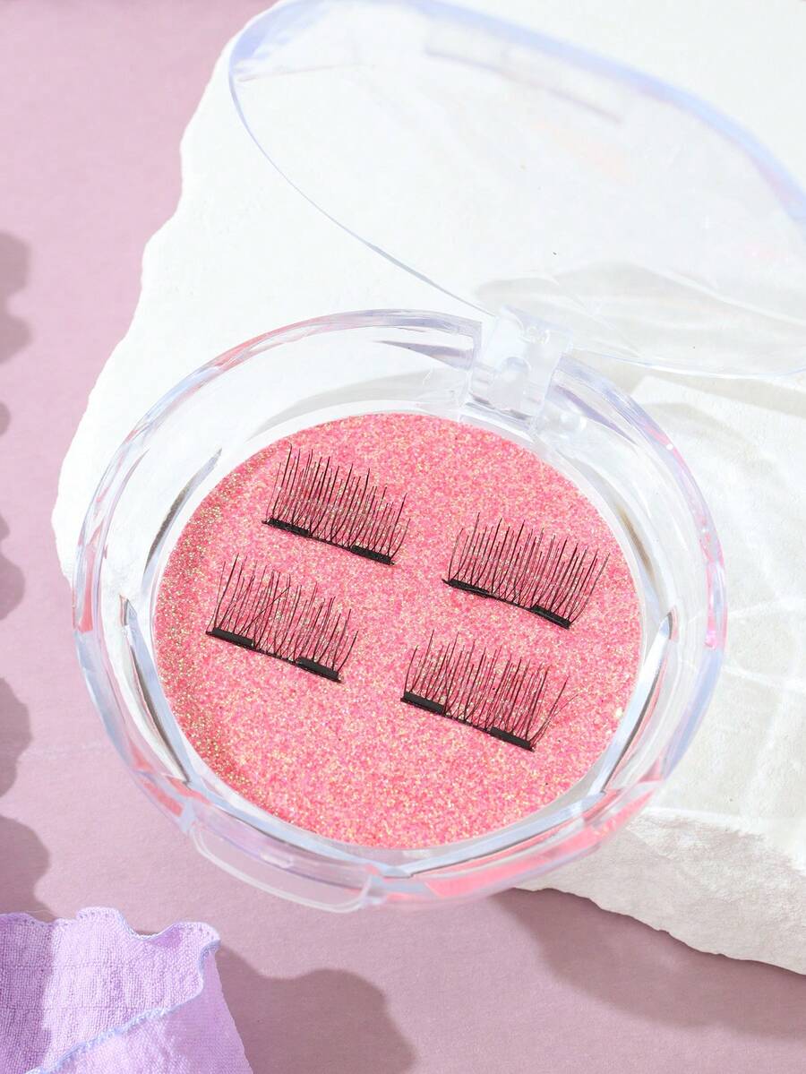 Glue-Free Magnetic Design Compact Round Box Storage Portable Dust-Proof Soft Curling, Secure And Not Easily Dropped, Great For Beginners - View 1