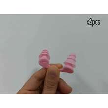 2/4 buah Sumbat Telinga Silikon Kedap Suara Warna Putih, Tahan Air, Cocok untuk Berenang, Tidur, Menyelam, Berselancar, Lembut dan Nyaman (Model Acak) - A - View 17