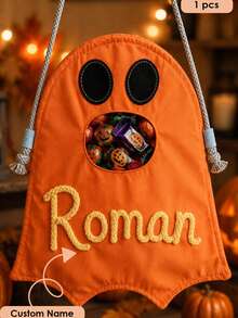 Custom Kids Apron | Personalized Baking Smock | 3D Yarn Letters | Toddler Name Gift - Multicolor - View 1