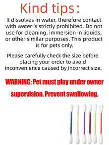 1/2/3/4/5/6pcs Interactive Cat Teaser Wand, Suitable For Indoor Boredom Relief, Dental Chew Rope, Large Size Interactive Cat Kick Toy Game Enthusiast Gift Accessory - Multicolor - View 9