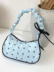 1PCK Casual Minimalist Shoulder Bag, Zipper Design, Suitable For Daily Outings, Shopping, Photography, Can Easily Accommodate Daily Essentials, Versatile Item, Applicable To Various Styles And Occasions - Multicolor - View 15