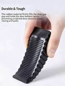 4/8pcs Heavy Duty Rubber Door Stoppers, Serrated Anti-Slip Design No Installation Required, Anti-Collision Stable, Suitable For Home, Office And Commercial Use, Protect Floors, Fix Doors, Home Safety Accessories - Multiple Styles - View 5
