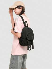SHILAN Simple Casual Mini Backpack, Lightweight Wear‑Resistant Multi‑Pocket Daypack For Daily Outdoor Use - Multicolor - View 9