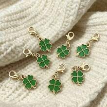 50 st bladklöver, perfekta för Thanksgiving, jul, St. Patrick's Day, skolstart och som födelsedagspresenter till kollegor och vänner - Grön - Visa 6