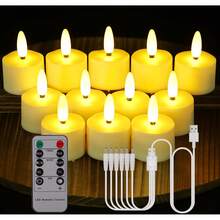 Tea Lights - 3D Warm White - View 1