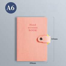 Portable A6 Pocket Notebook With Pen Holder, Compact Lined Journal With Snap Closure For Notes, Planning, Work & Travel - A6 - View 16
