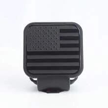 2-Inch Trailer Hitch Receiver Cover With American Flag Design – Waterproof Dust Plug For SUVs & Trucks, Universal Fit, Protects Against Mud, Snow & Debris - A - View 15
