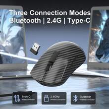Mouse Gaming Nirkabel MageGee Scout Tri-Mode, Mouse Berkabel Isi Ulang Bluetooth 2.4G Tipe-C, DPI Dapat Diatur Hingga 12000, Desain Ergonomis untuk PC Laptop Pad Windows Gaming Office Hadiah - View 11