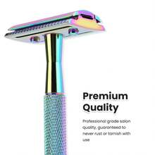 Safety Razor For Women, Rainbow - ColorA - View 3