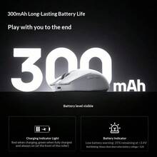 AULA V1, Mouse Gaming Nirkabel, Ultra Ringan 55g, Sensor PAW3311, Bluetooth 2.4G Tri-Mode Berkabel, Tingkat Polling 1000Hz, 12000 DPI, Ergonomis Simetris, Dapat Diisi Ulang Tipe-C, Tombol yang Dapat Diprogram, Mouse Esports untuk PC Laptop - View 4
