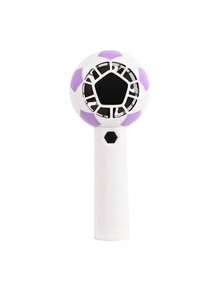 Cute Football Design Handheld Fan, Portable Mini Fan, USB Rechargeable, 1200mAh Battery, Suitable For Office, Travel, Summer Cooling - Multicolor - View 13
