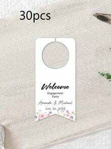 Customized Water Bottle Labels, Personalized Name And Event Date, Elegant Decoration, Suitable For Weddings, Parties, Birthdays And Christenings, Ideal Gifts For Brides, Grooms And Guests, Perfect For Receptions, Bridal Showers, Engagements, Also As Toast And Souvenir Labels - Multicolor - View 18