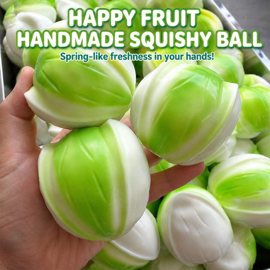 1 buah Mainan Squishy Pistachio dengan Balok Bangunan Tersembunyi di Dalamnya, Mainan Sensori Fidget dengan Suara ASMR Renyah, Mainan Pereda Stres yang Mengembang Perlahan, Mainan Meja Pereda Kecemasan untuk Dewasa, Hadiah Kantor