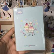 Cute Undated Weekly Planner Notebook, Portable Mini PVC Cover Diary, Kawaii Penguin Ice Cream Pattern, Undated Weekly Planner With Weekly Summary, Pocket Size Schedule Notebook - A - View 3