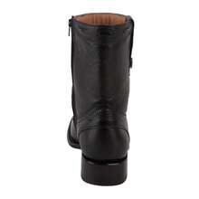 Fratello Shoe Store Fratello Botas Vaqueras en Piel de Venado Color Café para Hombre FRANCO, Tacón de Bloque, Cierre con Cremallera, Punta Estilizada - Café integral - Ver 5