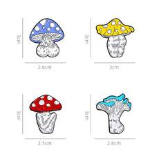 1pc Fun Mushroom Man Series Alloy Badge Creative Exquisite Niche Mushroom Man Butt Shaped Brooch Backpack Pin Accessory Jewelry - Multicolor - View 5