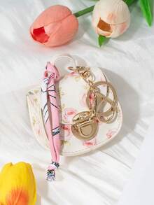 CHARM INFINITE New Coin Purse, Creative Keychain Small Bag, Korean Style Mini Cute Semi-Circle Wallet, Fashion Versatile Minimalist Luxury Windmill Key Handbag - Multicolor - View 28