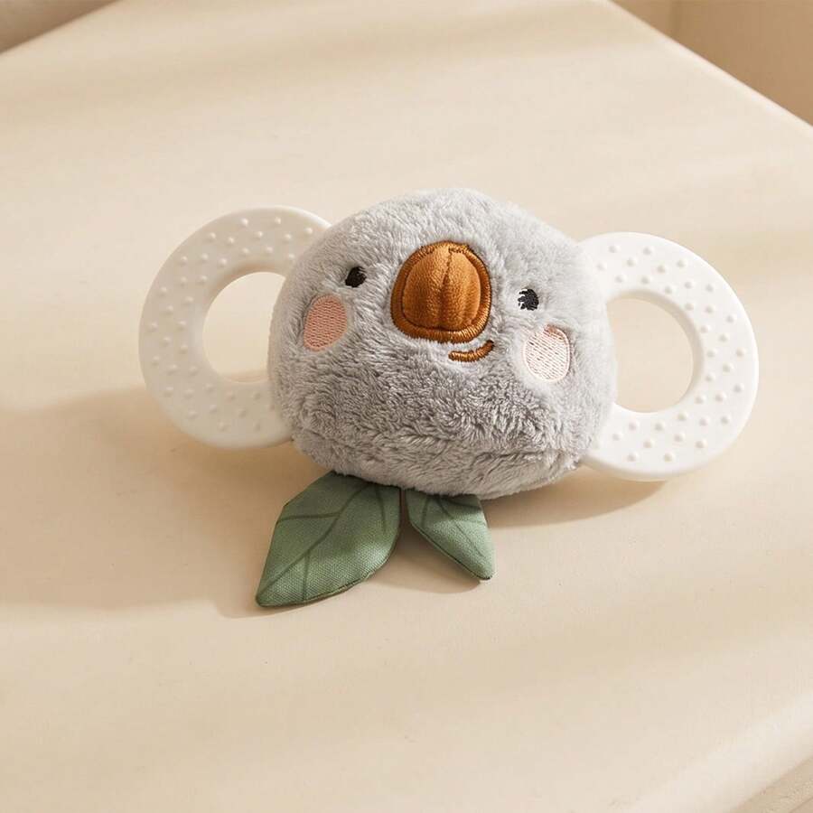 Baby Cute Koala Animal Rattle, Colorful Multi-Function Educational Grasping Rattle, Dual-Handle Rattle Toy Easy To Grip, Develop Baby's Visual And Auditory Abilities, Parent-Child Interactive Game, Christmas Halloween Birthday Gift