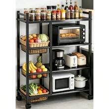 Storage Islands & Carts - Black - View 10